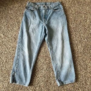 Boston Proper Light Wash Denim Capris Sz 8
